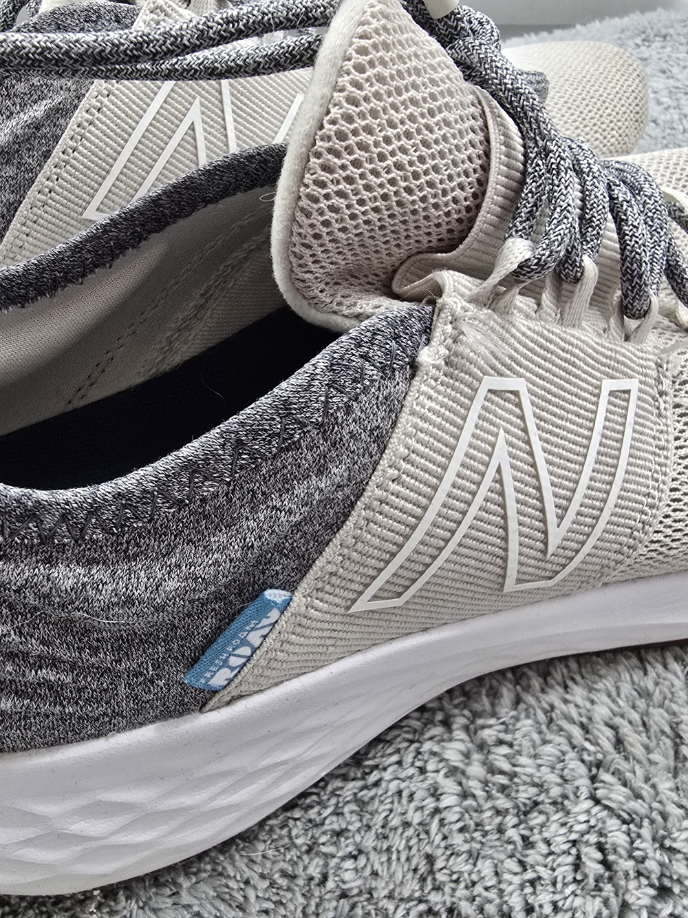 New Balance Women's Beige & Grey Athletic Trainers